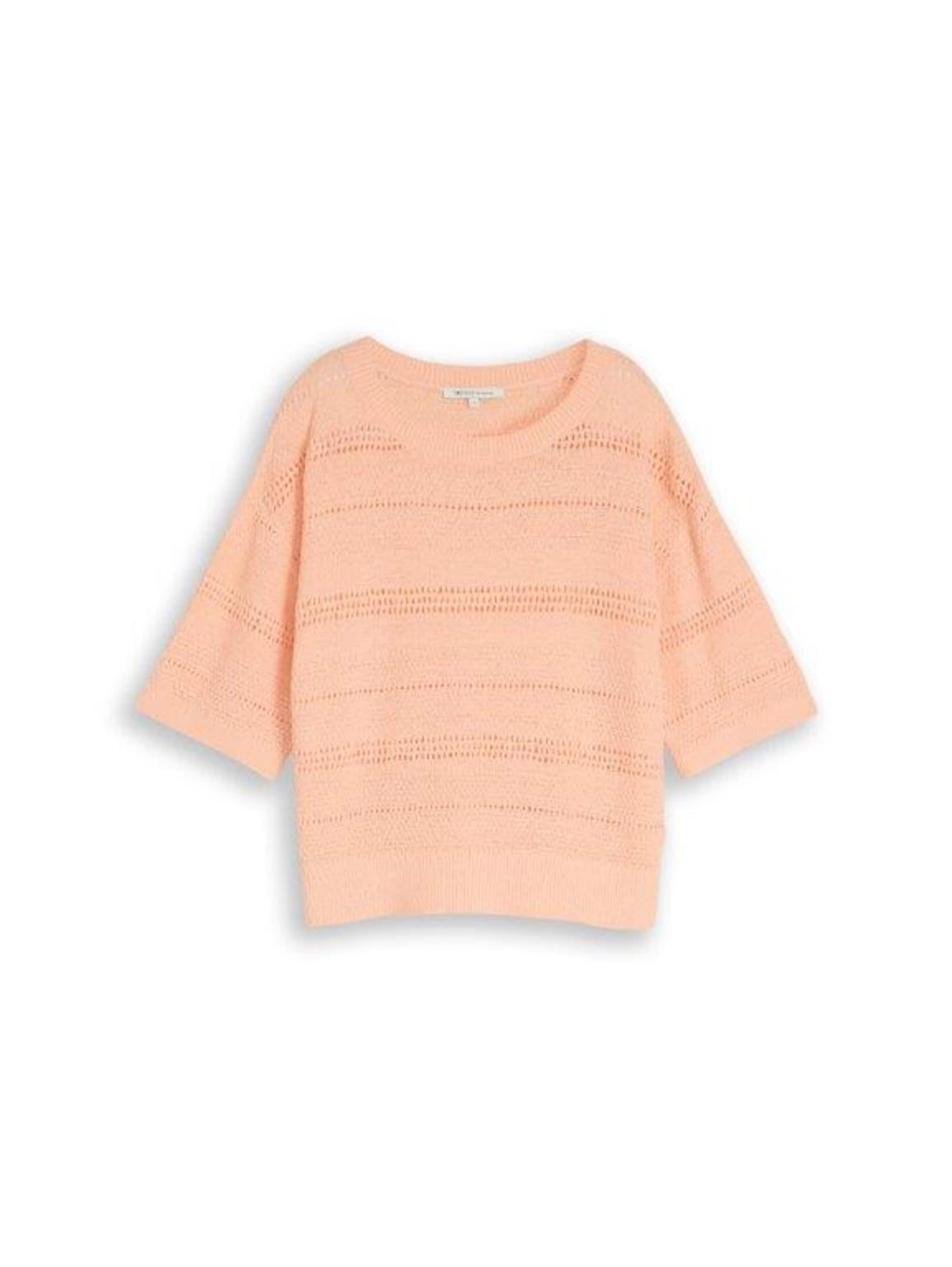 TOM TAILOR DENIM Sweater in Orange: front