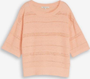 TOM TAILOR DENIM Sweater in Orange: front