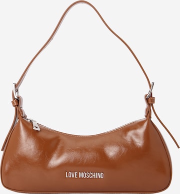 Love Moschino Наплечная сумка в Коричневый: спереди