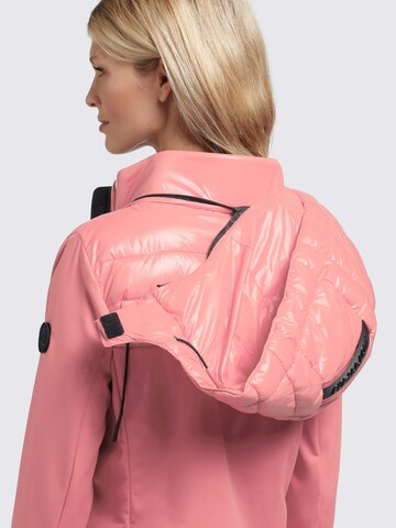 khujo Winter Jacket 'Ghita Shiny' in Pink