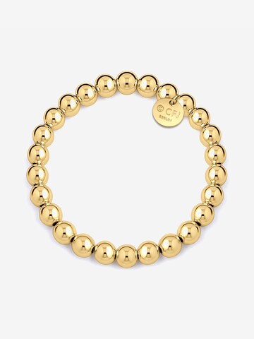 CLASSYANDFABULOUS Jewelry Bracelet 'CLASSYANDFABULOUS Beaded' in Gold: front