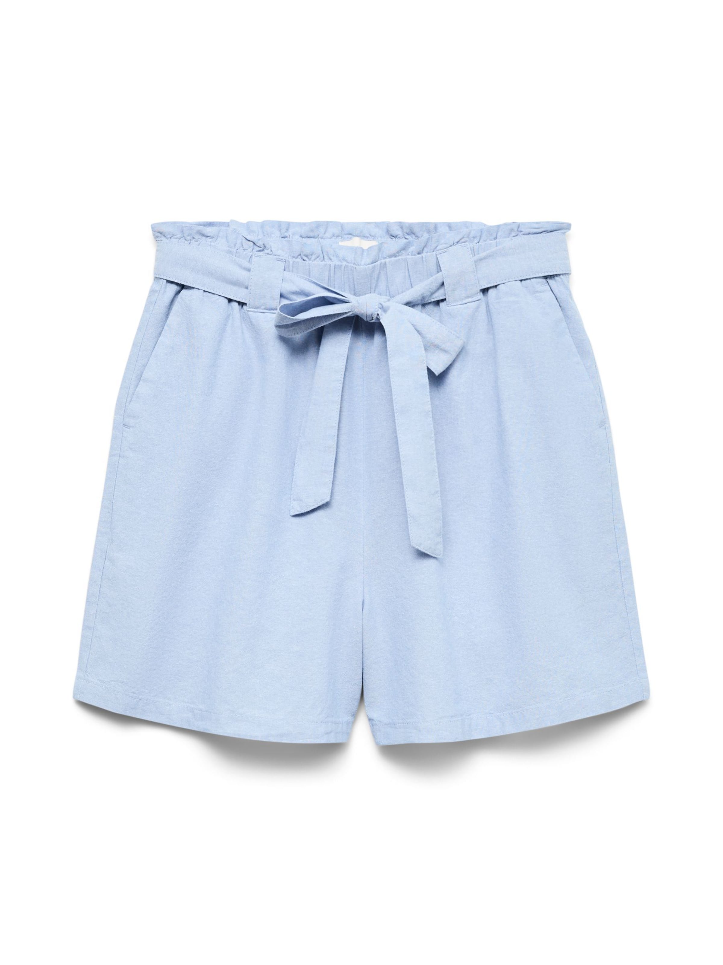 Loosefit Pantalon 'VMCNorma' Vero Moda Curve en bleu : devant
