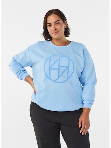 Active by Zizzi Pullover 'Cannie' in Blau