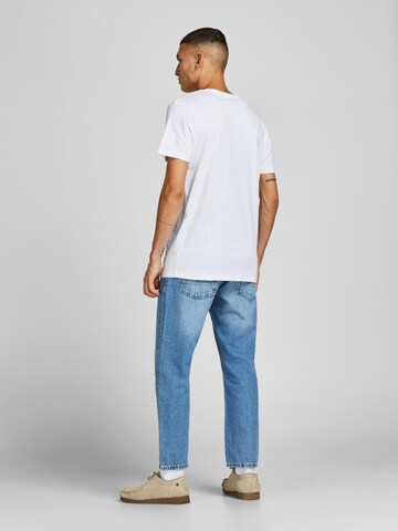 JACK & JONES T-shirt 'Shark' i vit