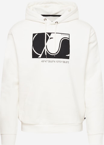 QS by s.Oliver Sweatshirt in Wit: voorkant