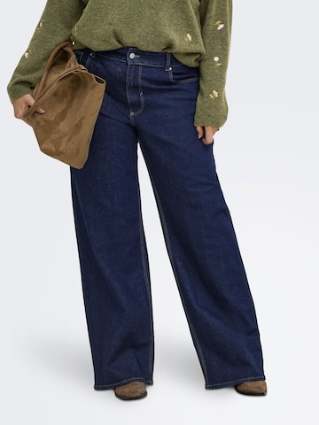 ONLY Carmakoma Loosefit Jeans 'CARJuicy' in Blauw: voorkant