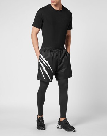 Skinny Pantalon de sport Plein Sport en noir