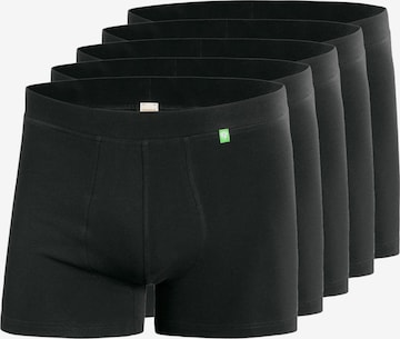 kleiderhelden Boxershorts 'Beatbux 5er' in Schwarz: Vorderseite