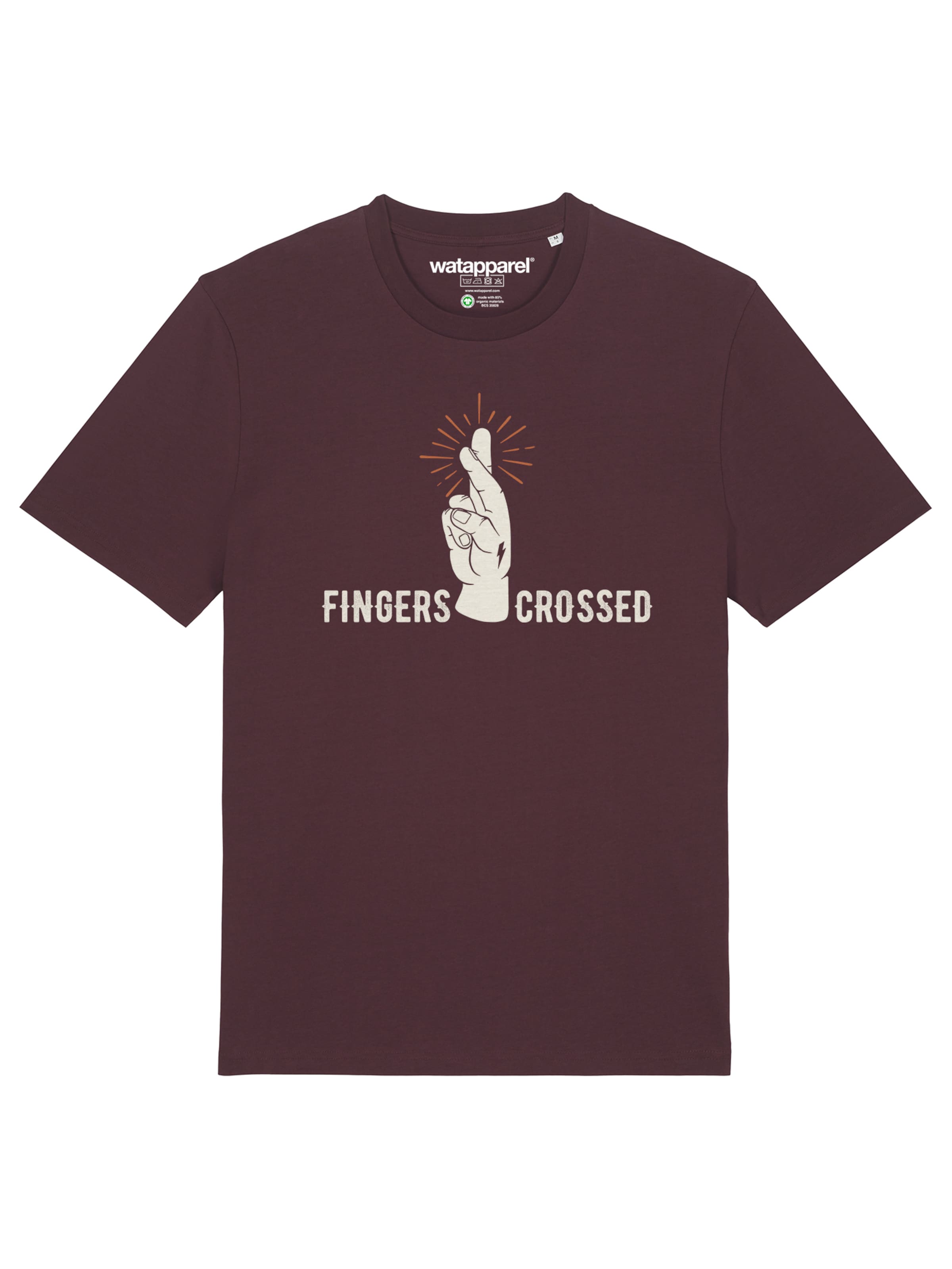 T-Shirt Watapparel en rouge : devant