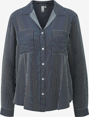 Chemisier QS en bleu : devant