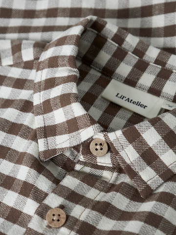 Lil'Atelier Comfort fit Overhemd in Grijs