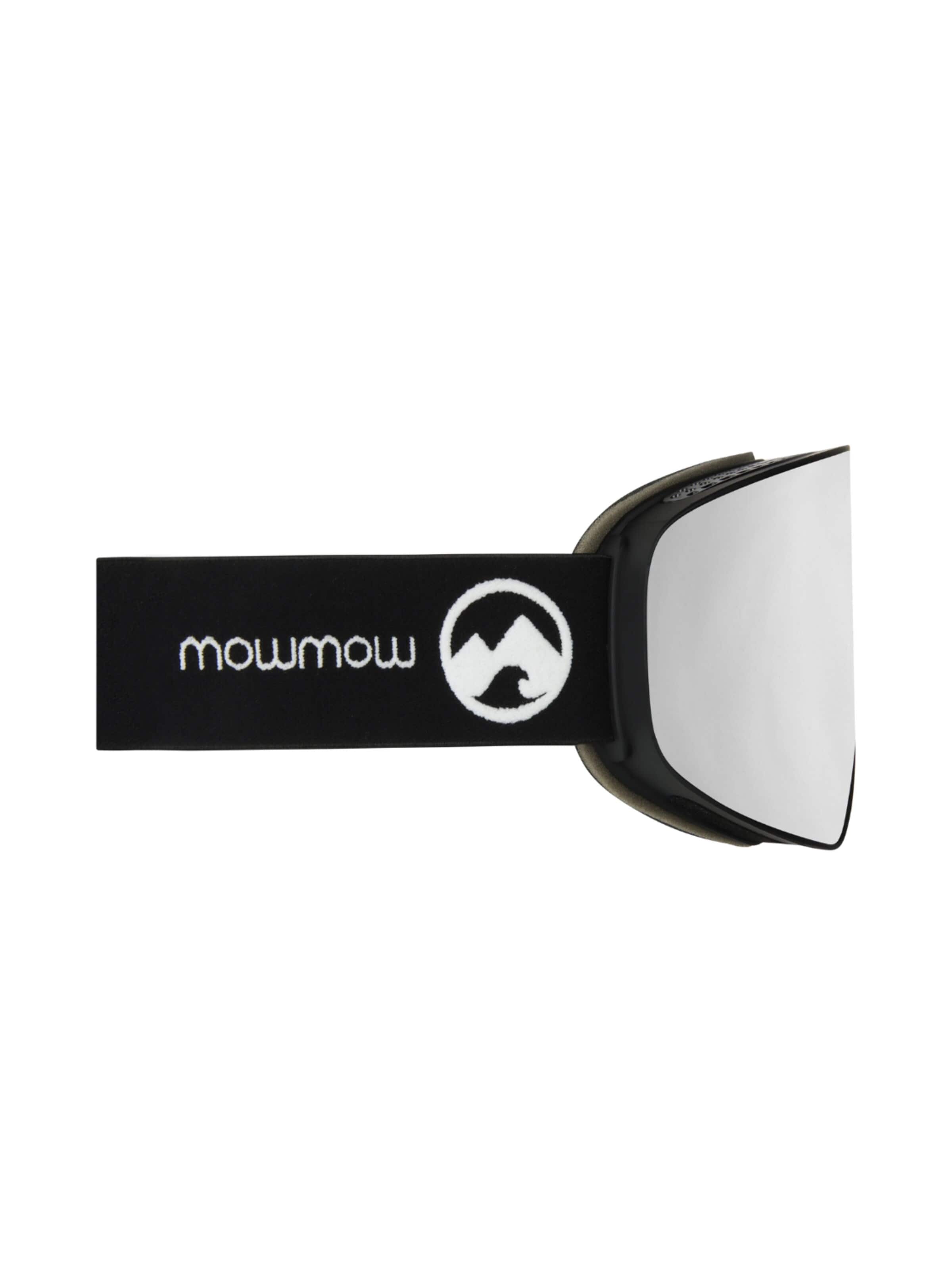 Mowmow Sportglasögon 'MowMow STEALTH Ski Goggles - Photochromic Lens - ECO: Bioresin Frame & Recycled - UV400 - Unisex' i silver