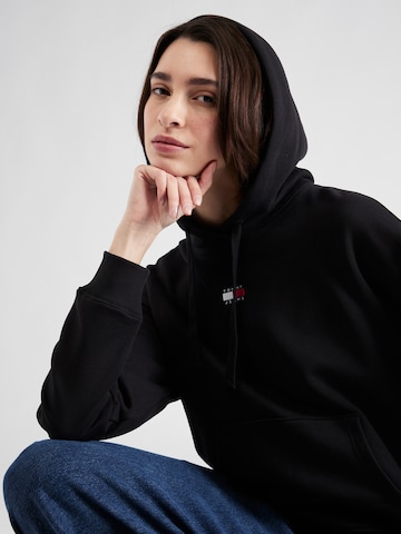 Tommy Jeans Mikina – černá