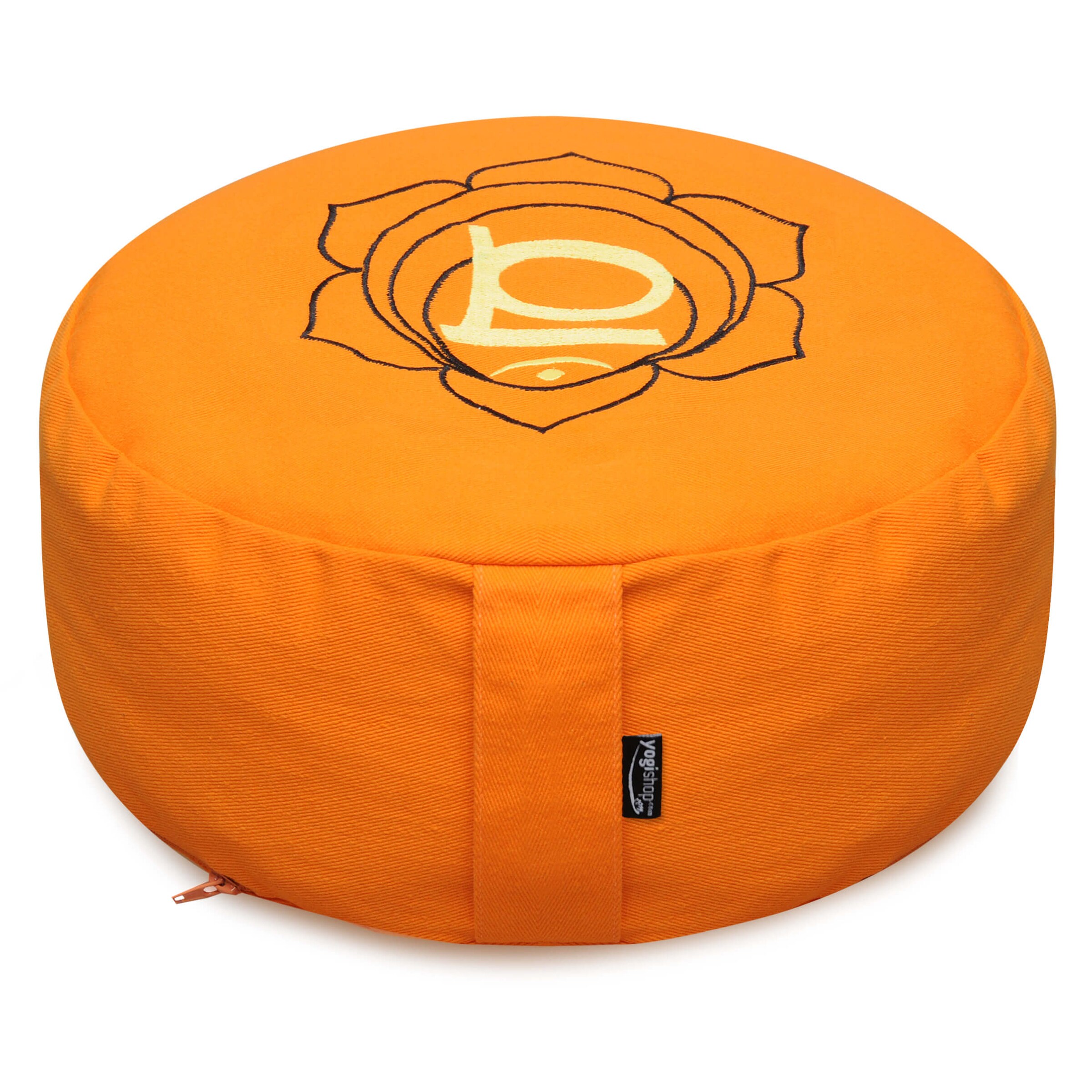 Yogishop Pillow in Light yellow / Orange / Black, Item view