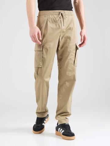 REPLAY Regular Cargo trousers in Beige: front