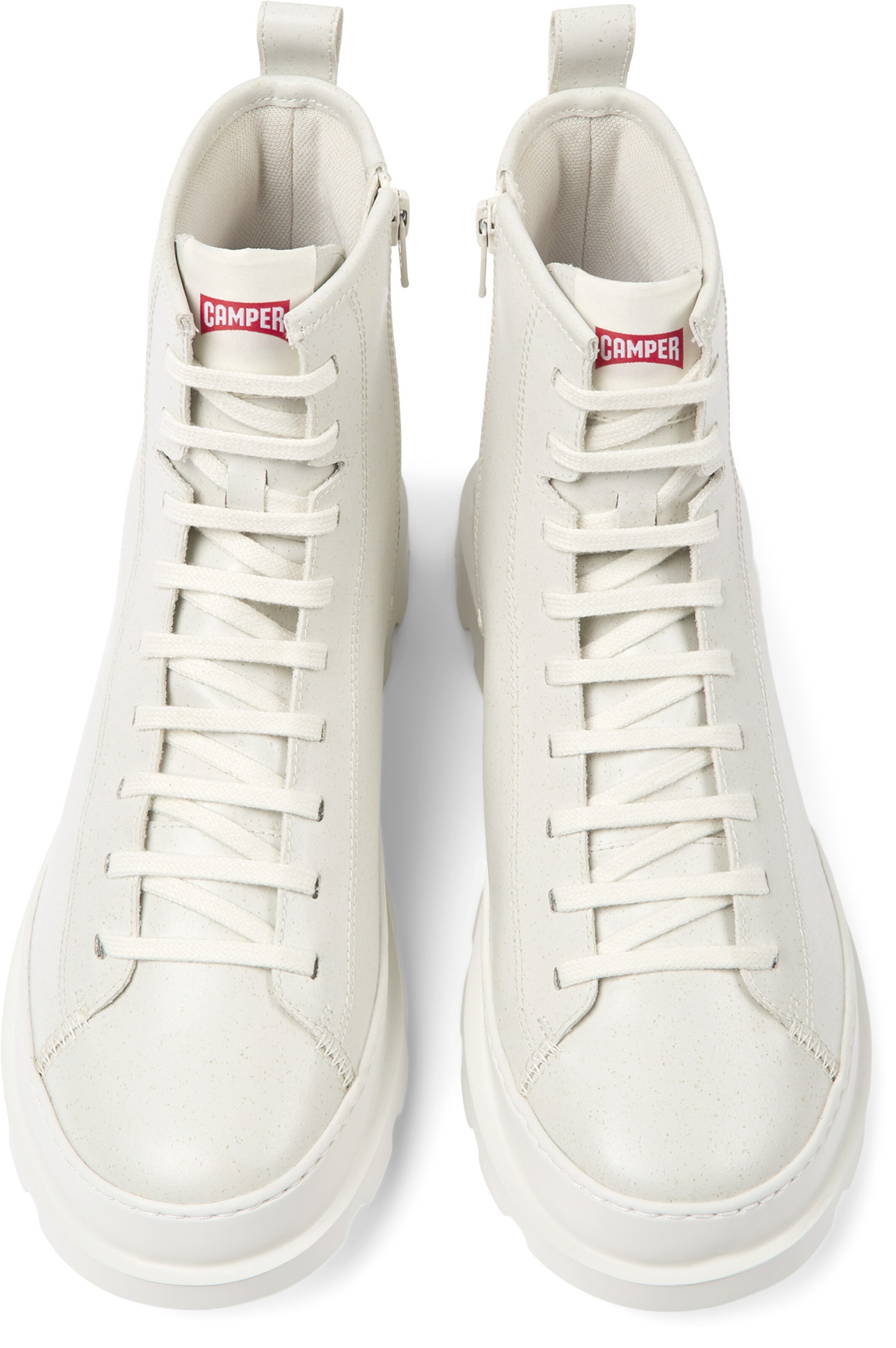Bottines à lacets 'Brutus' CAMPER en blanc