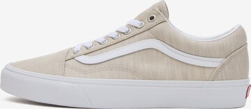 Baskets basses 'Old Skool' VANS en beige : devant