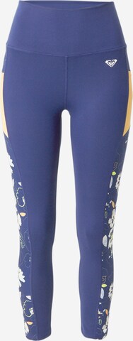 ROXY Skinny Sportbroek 'HEART INTO IT' in Blauw: voorkant