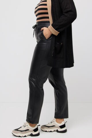 Ulla Popken Loose fit Trousers in Black