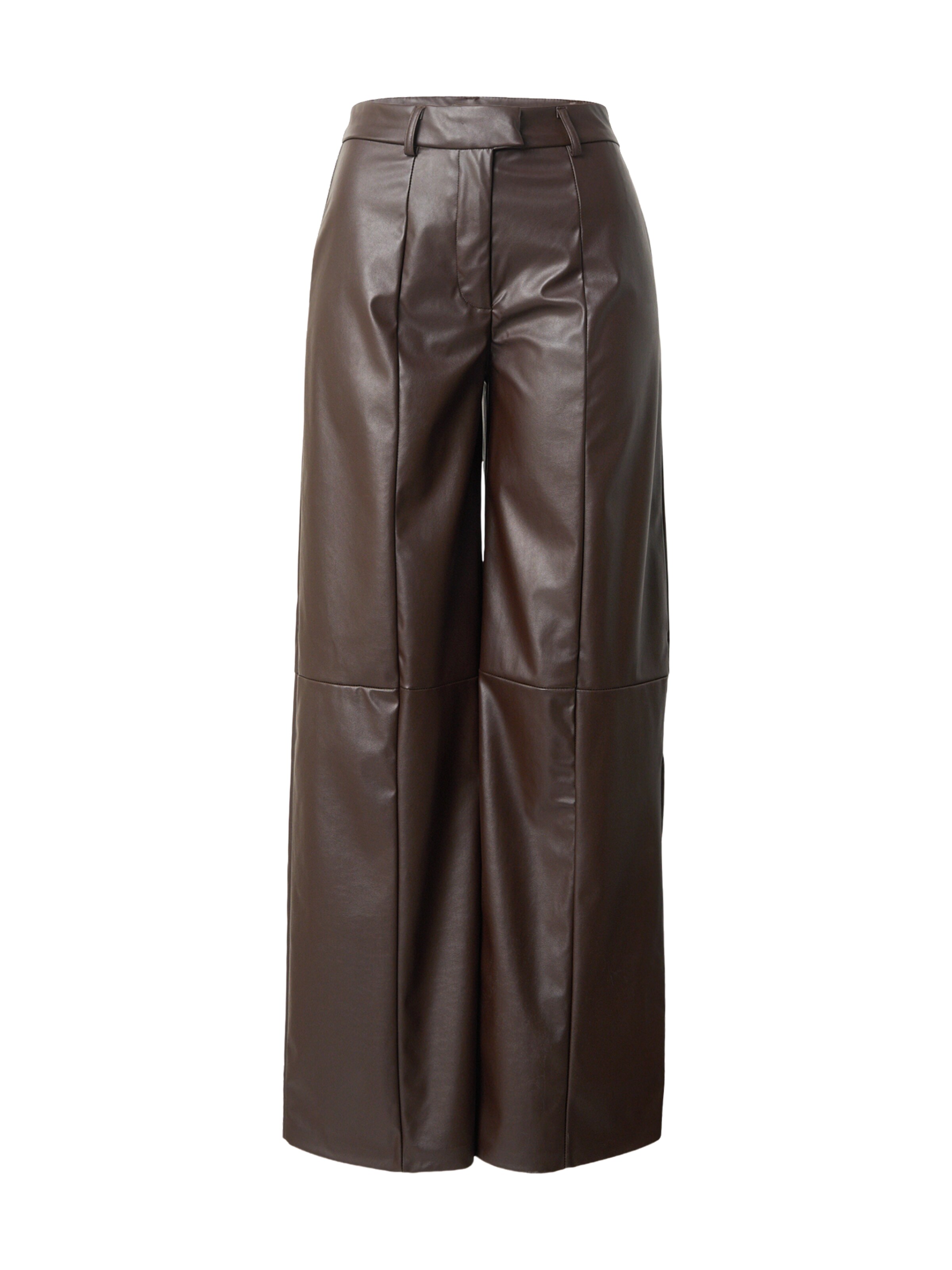 ABOUT YOU Broek 'Ines' in Bruin: voorkant