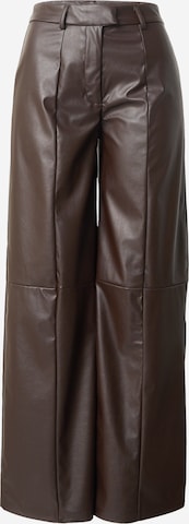 ABOUT YOU Broek 'Ines' in Bruin: voorkant