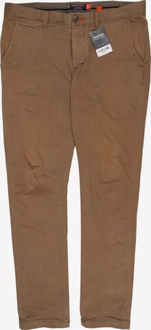 Superdry Pants in 34 in Brown: front