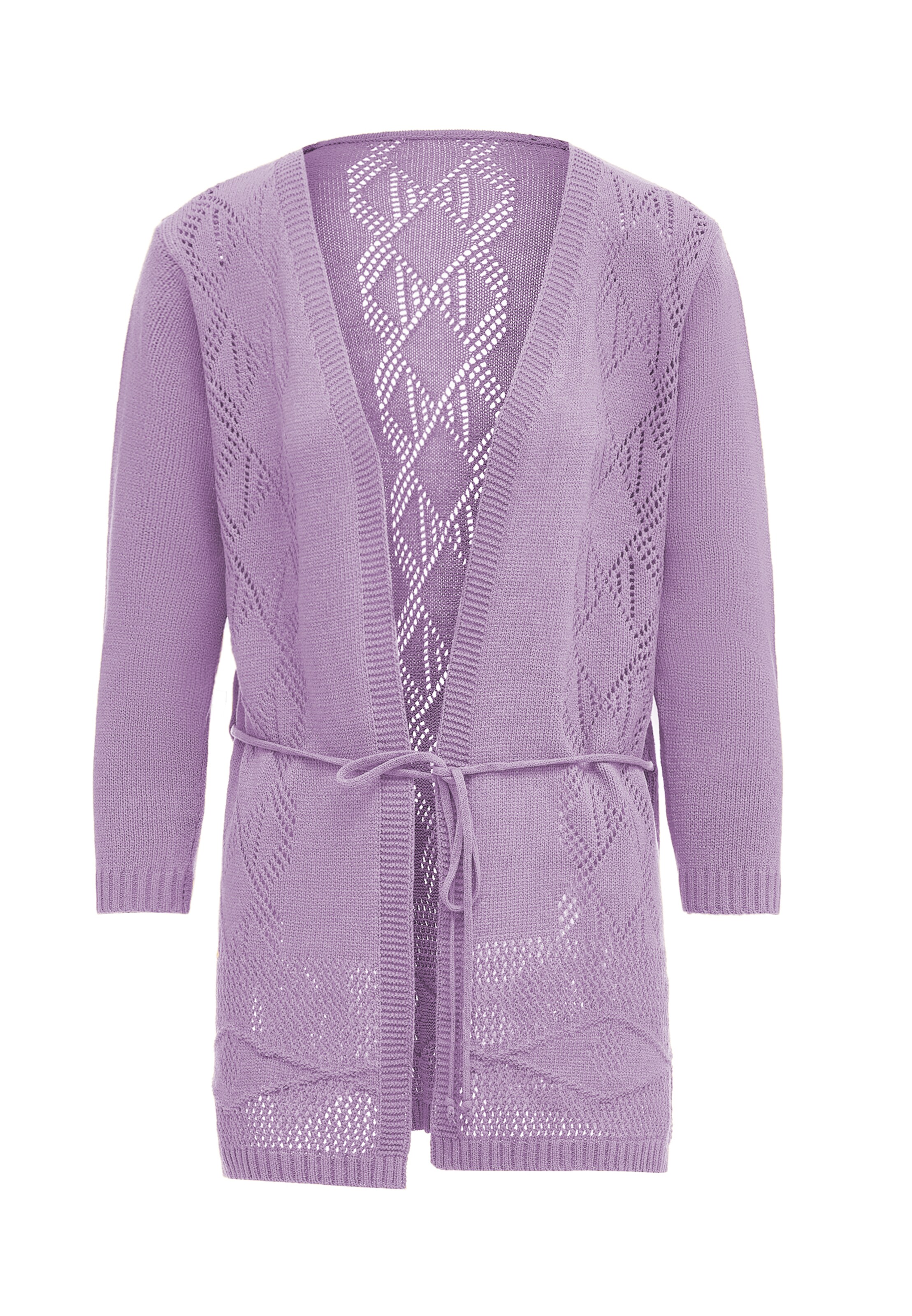 ALARY - Casaco de malha em roxo: frente