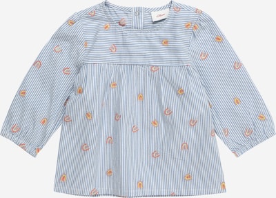 Camicia da donna s.Oliver di colore blu chiaro / limone / arancione / bianco, Visualizzazione prodotti