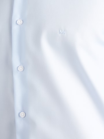 Michael Kors Слим Деловая рубашка в Синий