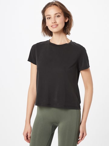 Moonchild Yoga Wear Shirt in Black: front