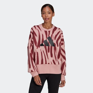 ADIDAS PERFORMANCE Athletic Sweatshirt in Pink: front