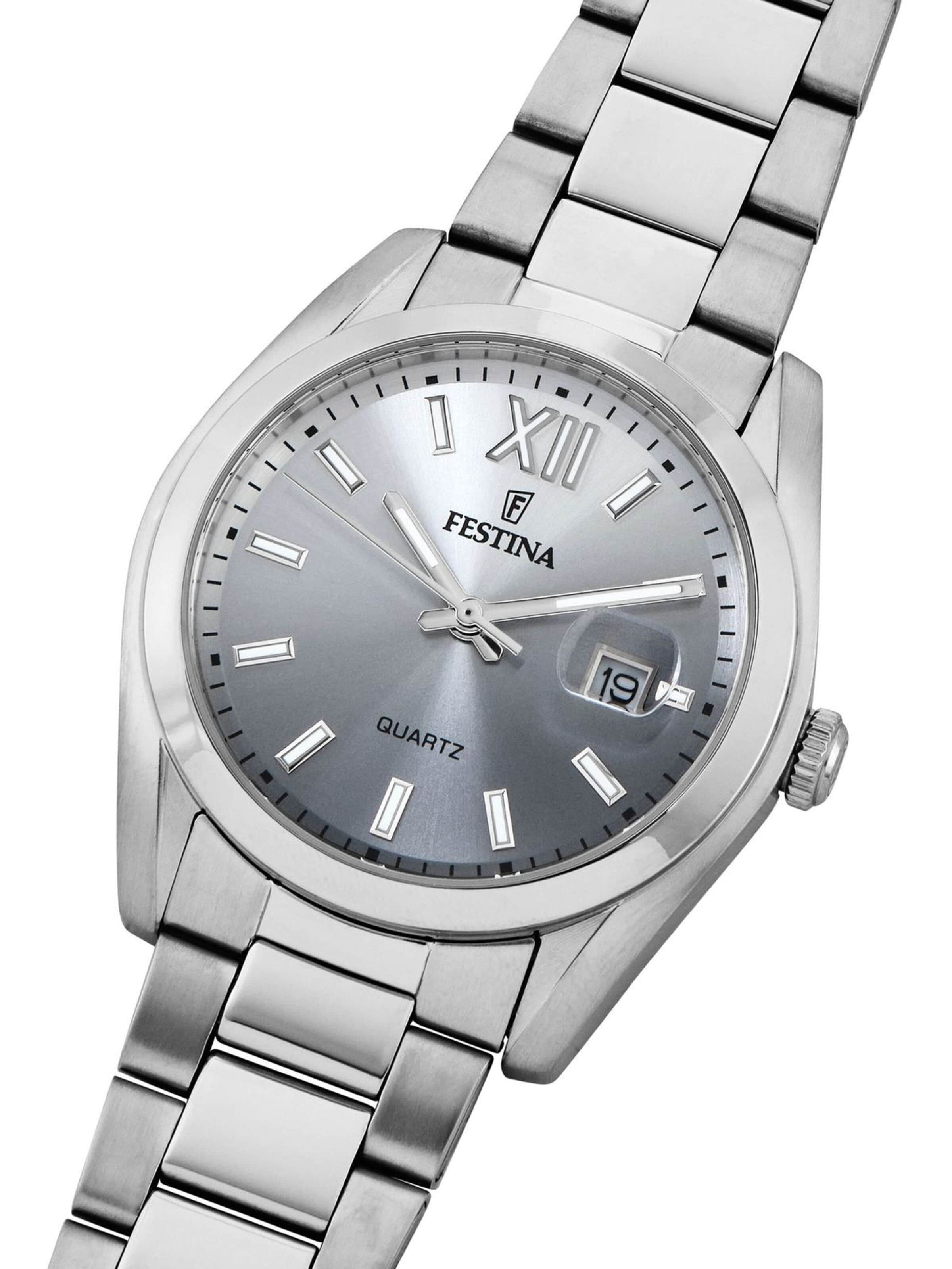 FESTINA Analoog horloge 'Watch Acero Clasico' in Grijs