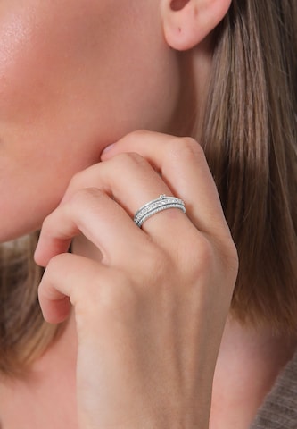 ELLI Ring in Silver: front