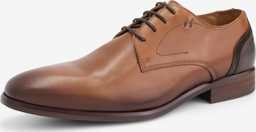 DenBroeck Lace-Up Shoes 'Edgar St.' in Brown: front