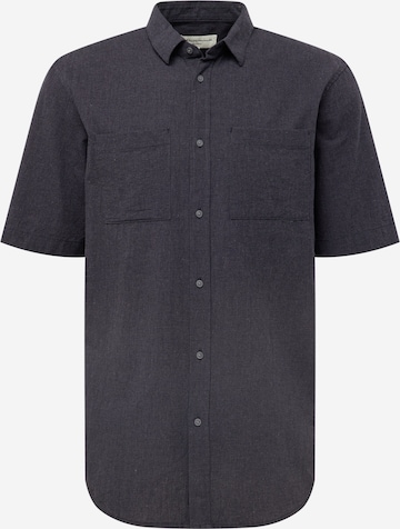 Coupe regular Chemise TOM TAILOR DENIM en gris : devant