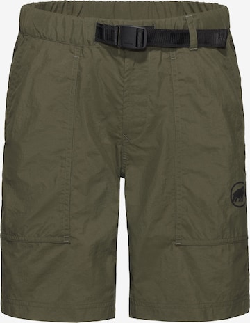 MAMMUT Outdoorshorts in Grün: Vorderseite