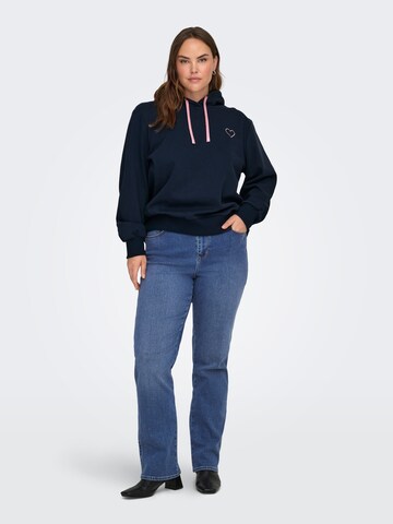 ONLY Carmakoma Sweatshirt in Blau