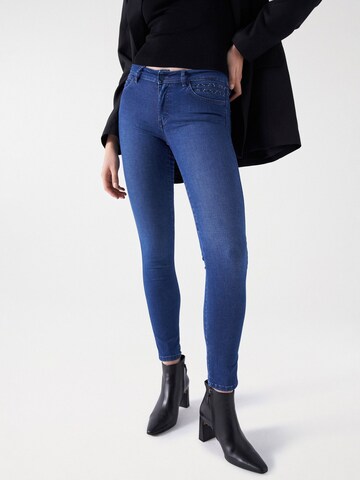 Skinny Jean Salsa Jeans en bleu : devant