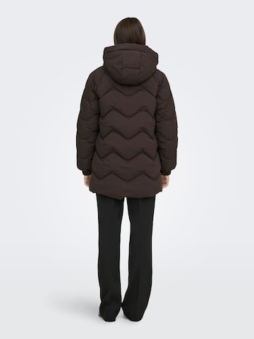 JDY Winter jacket 'JDYPower' in Brown