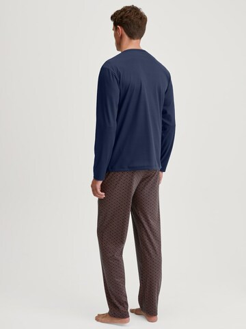 CALIDA Pyjama lang in Blauw