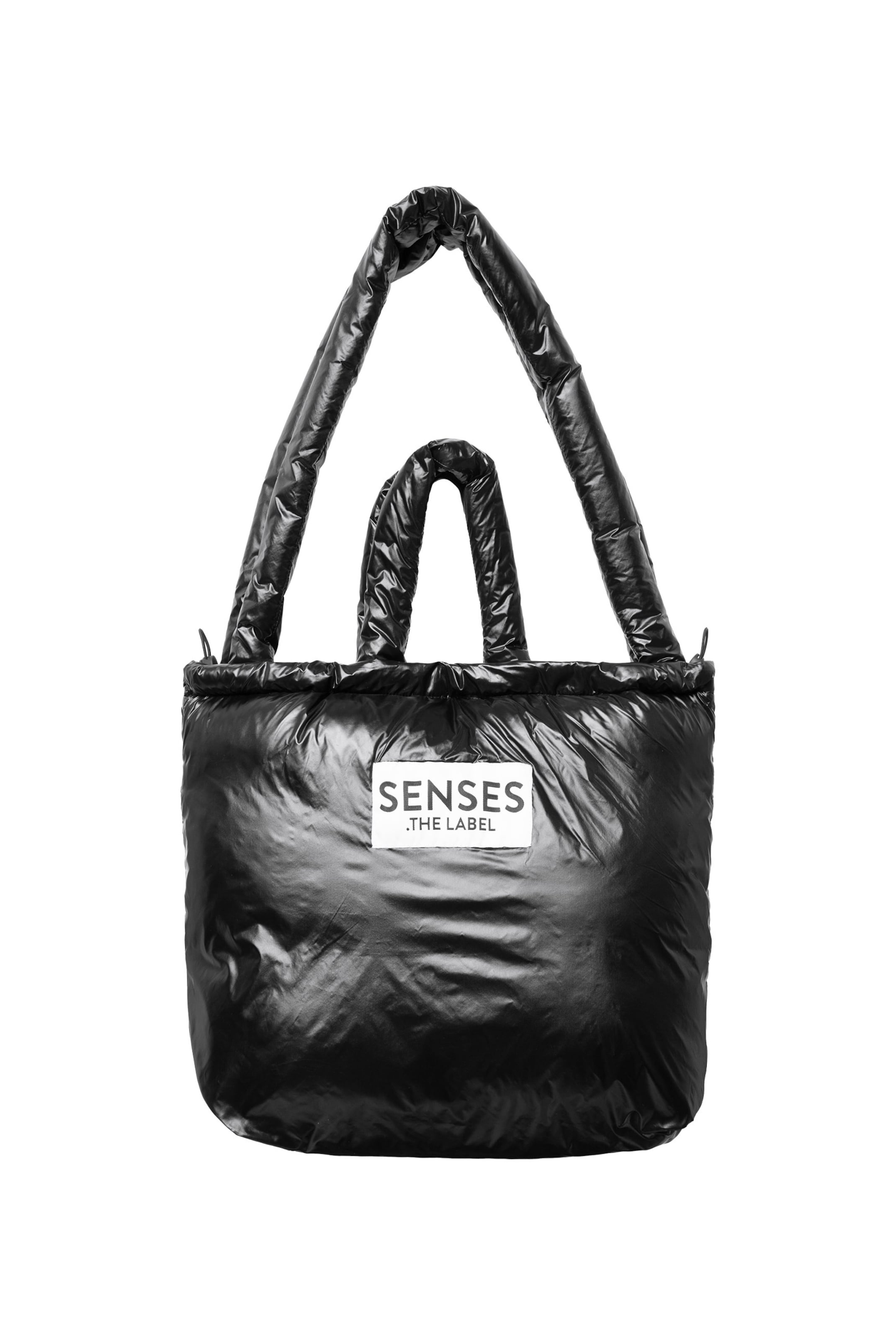 SENSES.THE LABEL Handbag 'AD:NA' in Black: front
