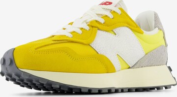 Baskets basses '327' new balance en jaune : devant