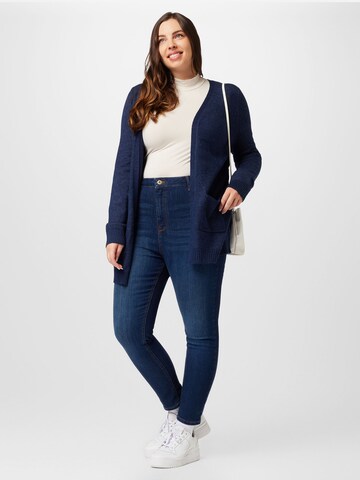 Cardigan 'ESLY' ONLY Carmakoma en bleu