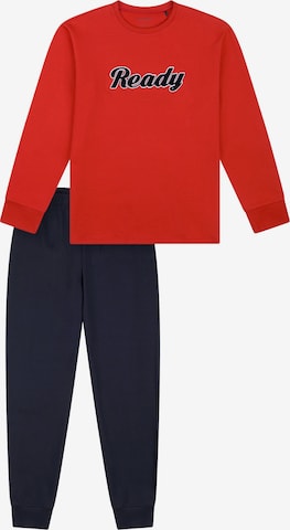 SCHIESSER Pyjama in Blau: Vorderseite