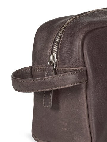 Nécessaire 'Howard Washbag Easton Dark Brown' di Howard London in marrone