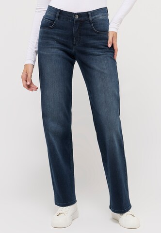 Angels Wide leg Jeans in Blauw: voorkant
