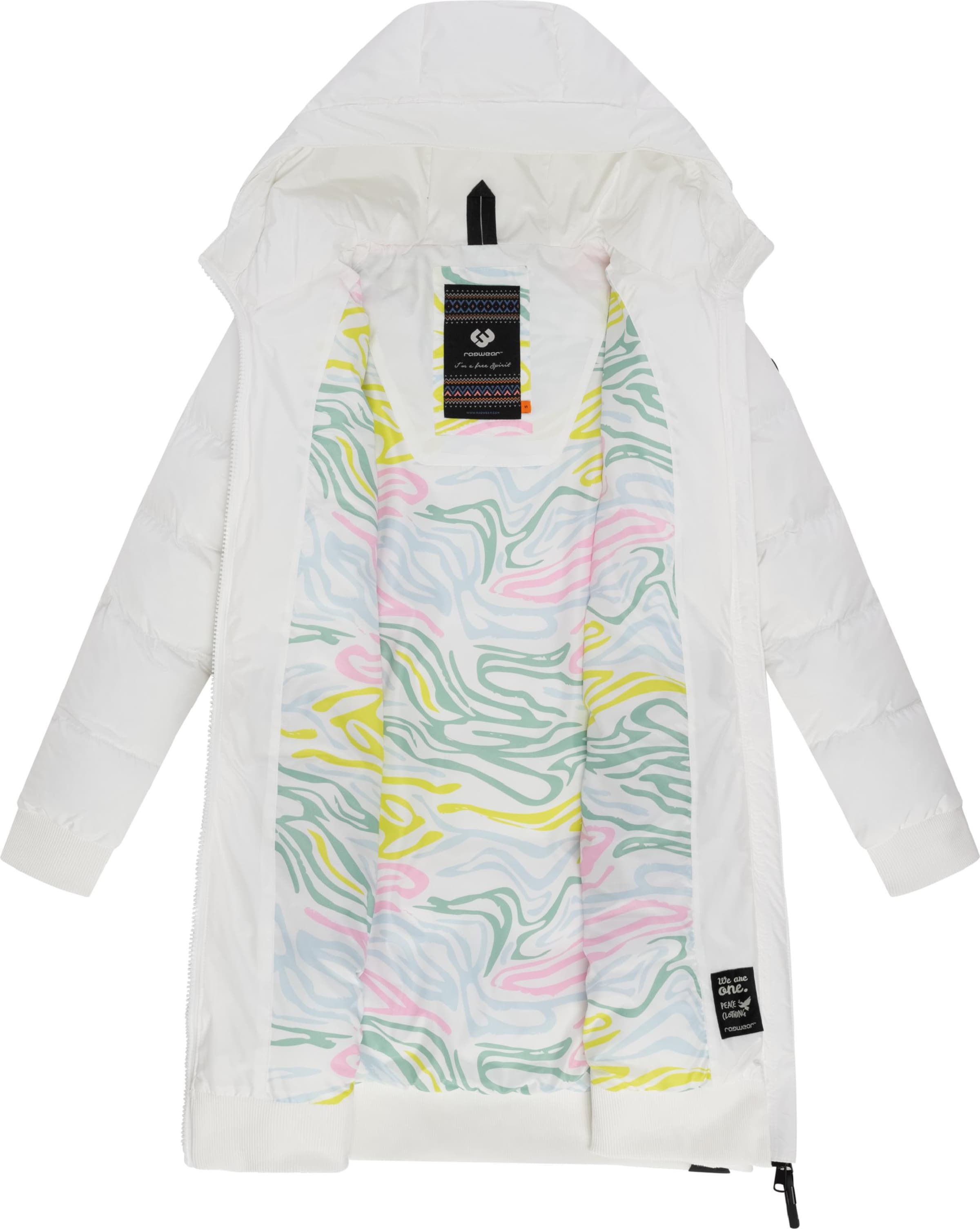 Manteau fonctionnel 'Briosh' Ragwear en blanc