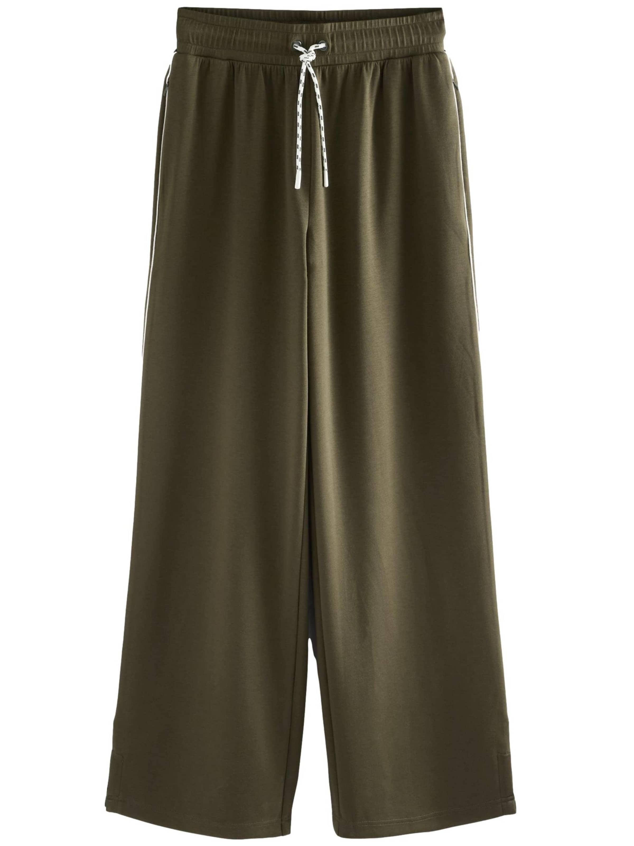 Next Wide leg Pants in Green: front