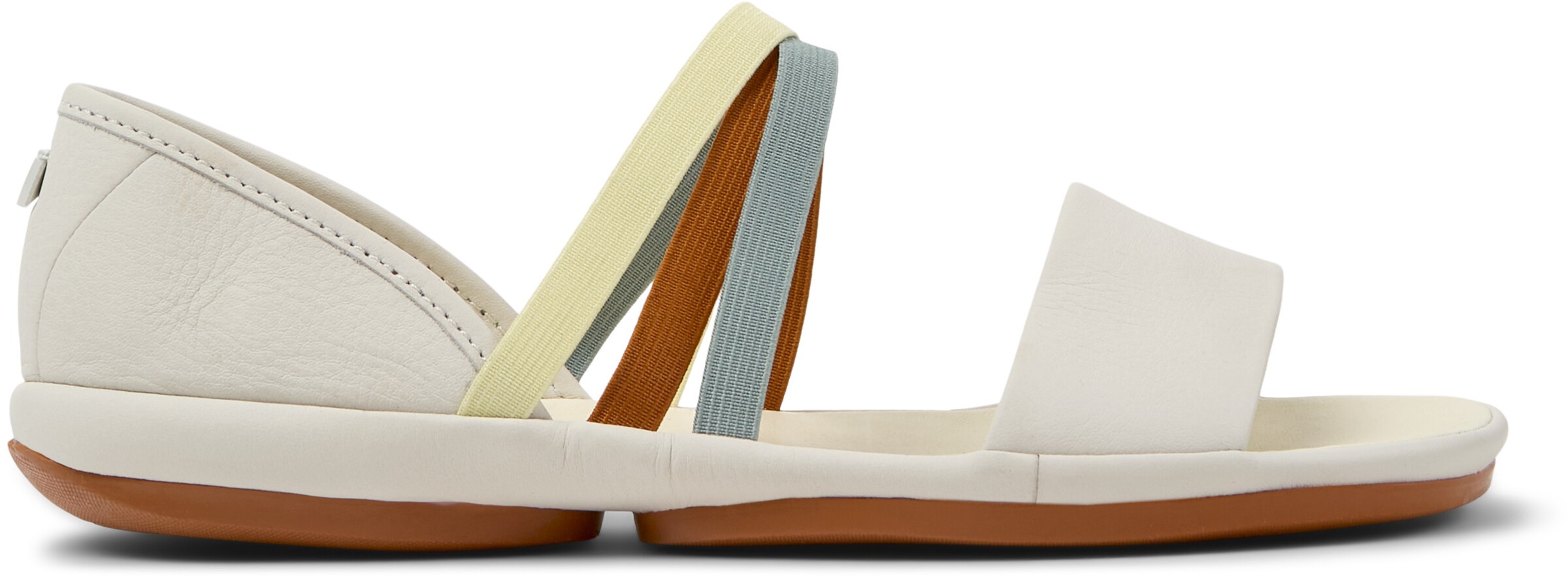 CAMPER Strap sandal 'Right Nina Twins' in White