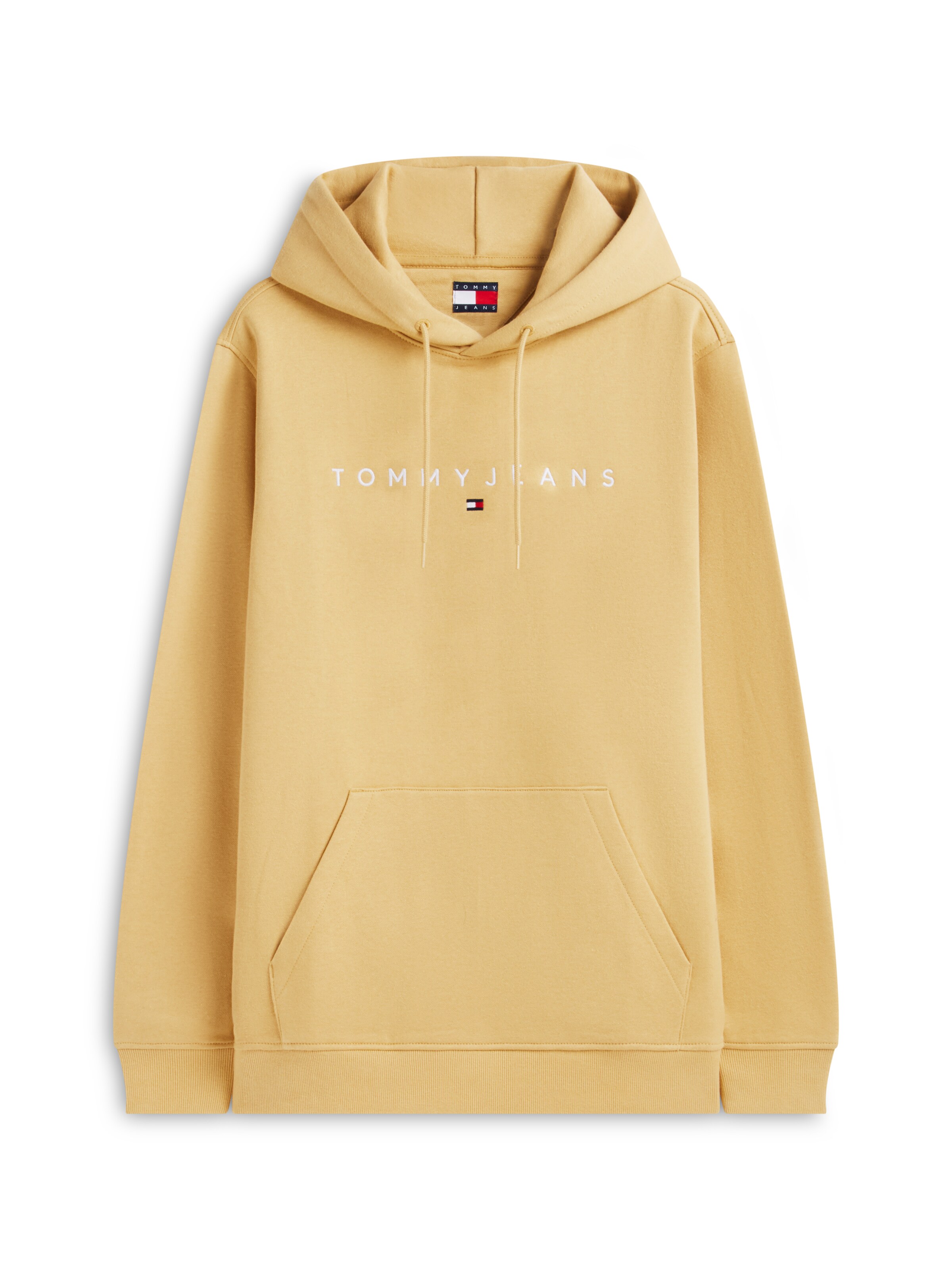Sweat-shirt Tommy Jeans en beige : devant